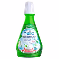 دهانشویه مناسب دندان حساس هلو فرش حجم 420 میلی لیتر | Hello Fresh Mouthwash Sensitive 420 ml