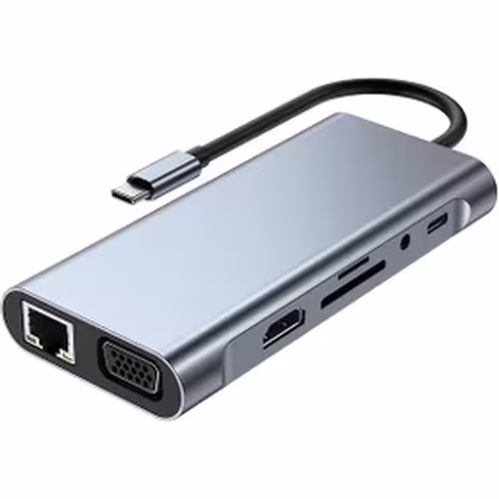 هاب و تبدیل USB-C با 11 پورت (11 in 1)