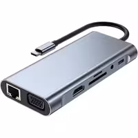 هاب و تبدیل USB-C با 11 پورت (11 in 1)