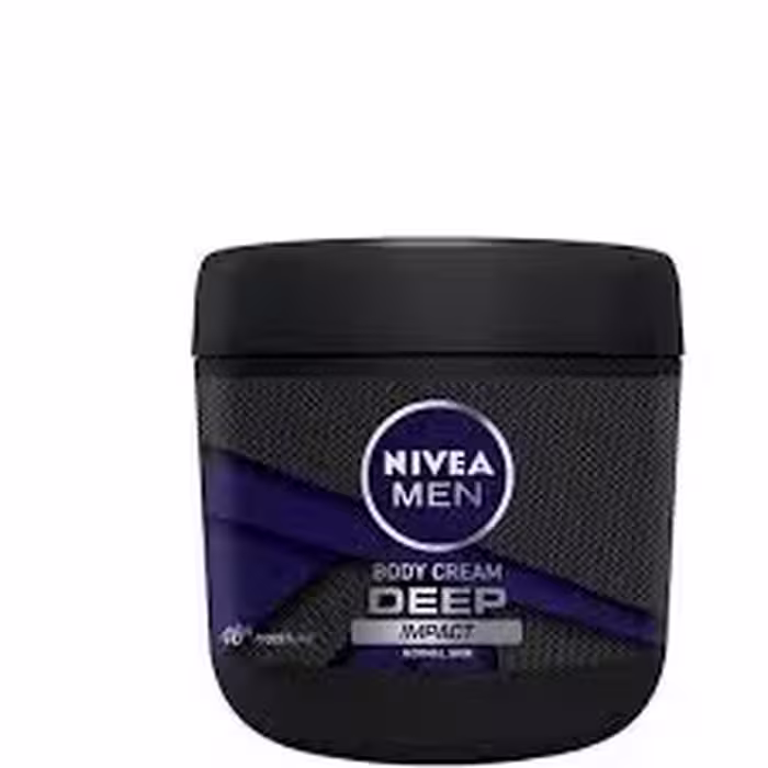 کرم مرطوب کننده دست و بدن مردانه نیوآ NIVEA مدل DEEP LMPACT مناسب پوست معمولی حجم 400 میل