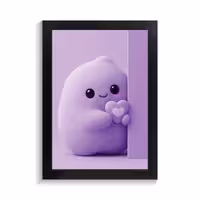 تابلو دکوراتیو کودکانه طرح Purple، کد PF-26110