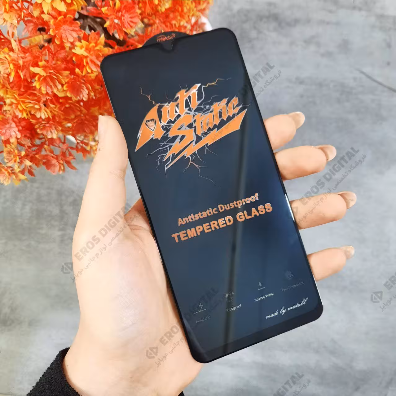 گلس آنتی استاتیک Samsung Galaxy A20s میتوبل (اصل)