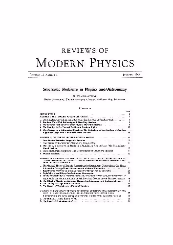 خرید و دانلود نسخه کامل کتاب Stochastic Problems In Physics And Astronomy