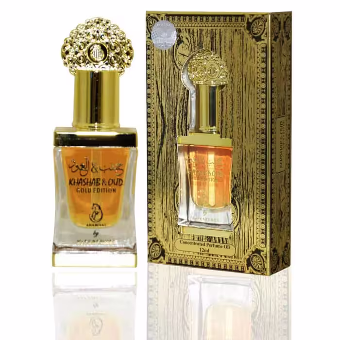 عطر  خشب العود ذهبی (طلایی) برند عربیات 12 میل