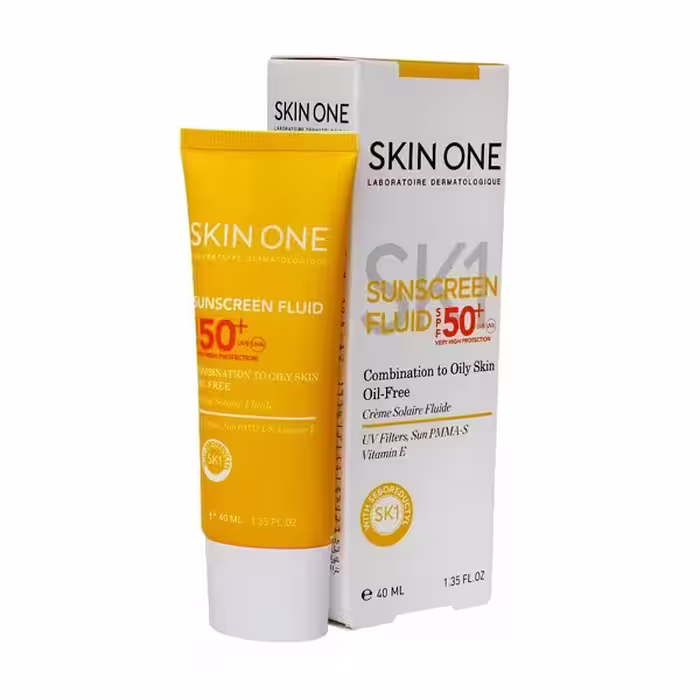 ضدآفتاب  SPF50 بی‌رنگ پوست چرب اسکین وان 40 میلی‌لیتر Skin One