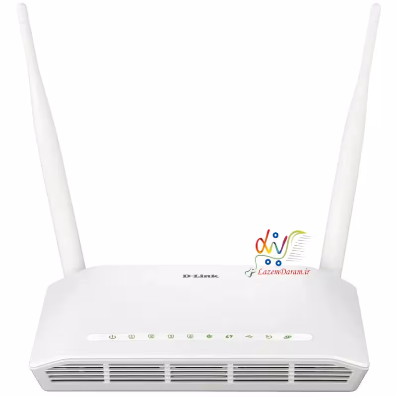 مودم روتر ADSL2 Plus بی‌سیم N300 دی-لینک مدل DSL-2750U