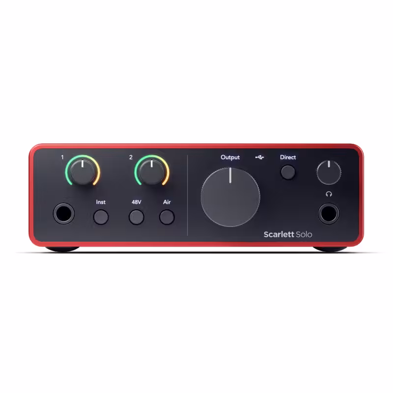 کارت صدا فوکوس رایت Focusrite Scarlett Solo 4th Gen