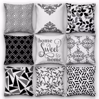 کاور کوسن کد 47 (مشکی خاکستری)