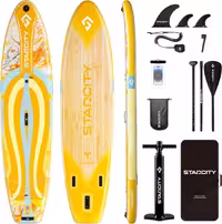 پدل برد استار سیتی STARCITY مدل OCEANHEART YELLOW
