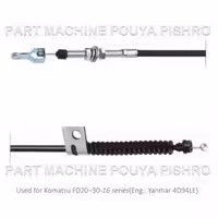 سیم گاز لیفتراک کوماتسو مدل Komatsu FD20~30-16 series Eng: Yanmar 4D94LE