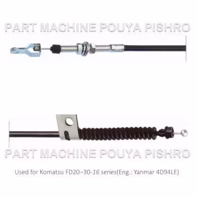 سیم گاز لیفتراک کوماتسو مدل Komatsu FD20~30-16 series Eng.: Yanmar 4D94LE