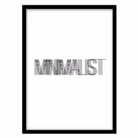 قیمت و خرید تابلو دکوراتیو مدل تایپوگرافی مدرن کد 0591