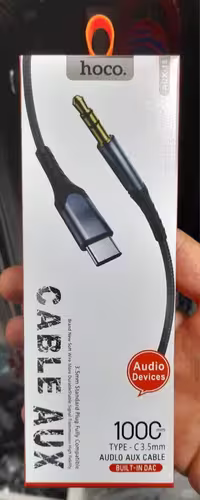 کابل تبدیل هوکو Type-C به AUX مدل AUX-15
