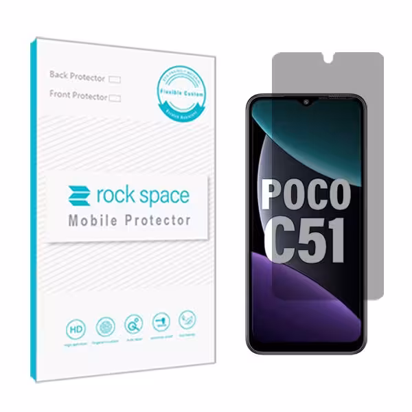 گلس شیائومی C51 مدل نانو هیدروژل پرایوسی برند راک اسپیس کد S