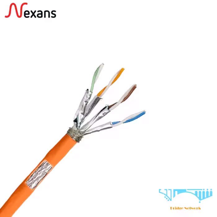 کابل شبکه نگزنس (Nexans) مدل CAT7 SFTP، متراژ 500 متر