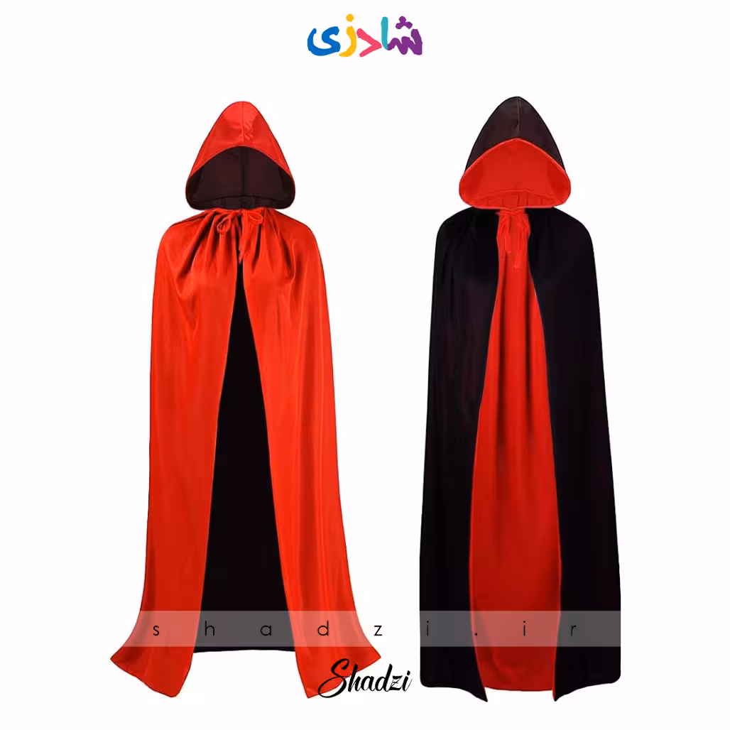 شنل هالووین کلاه دار دورو