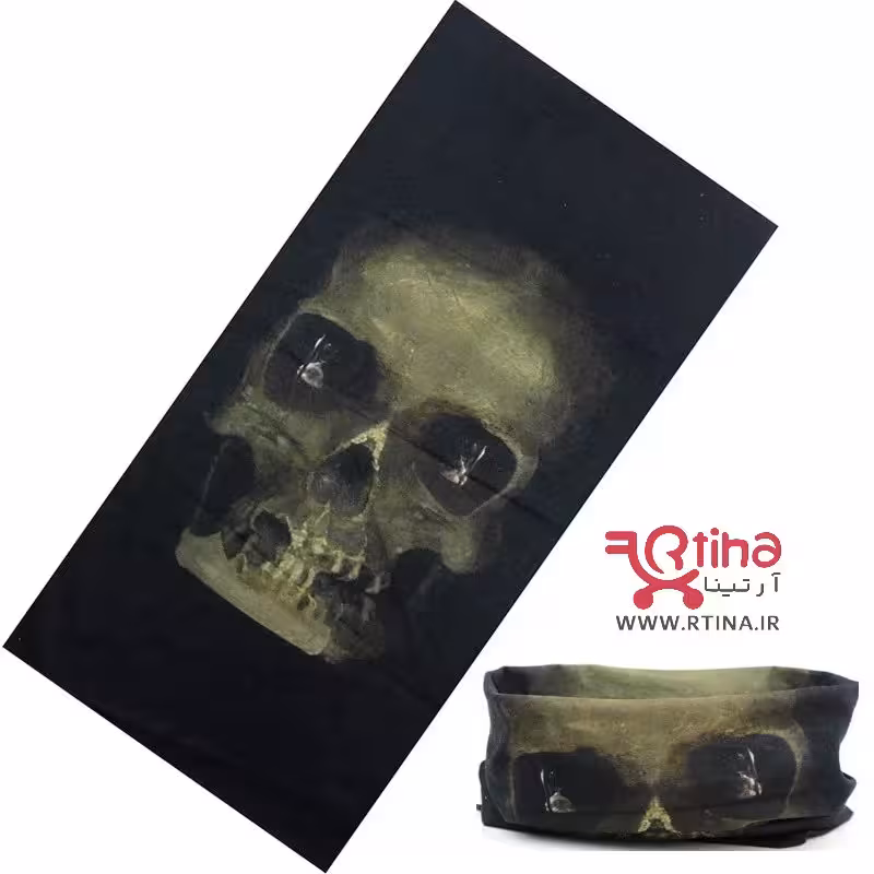 دستمال سر و گردن مدل اسکلتیH4