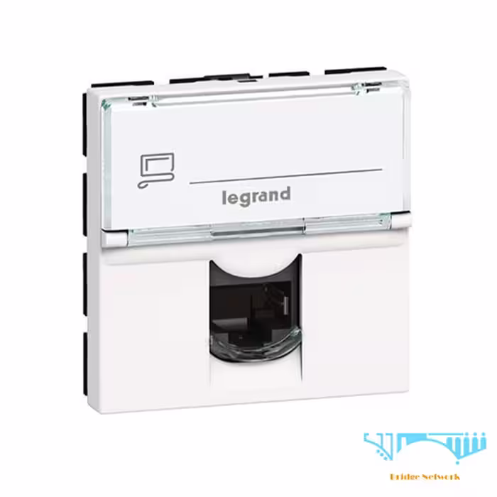 کیستون شبکه لگراند CAT6A SFTP دو ماژول پهن Keystone Legrand