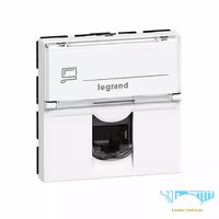 کیستون شبکه لگراند CAT6A SFTP دو ماژول پهن Keystone Legrand