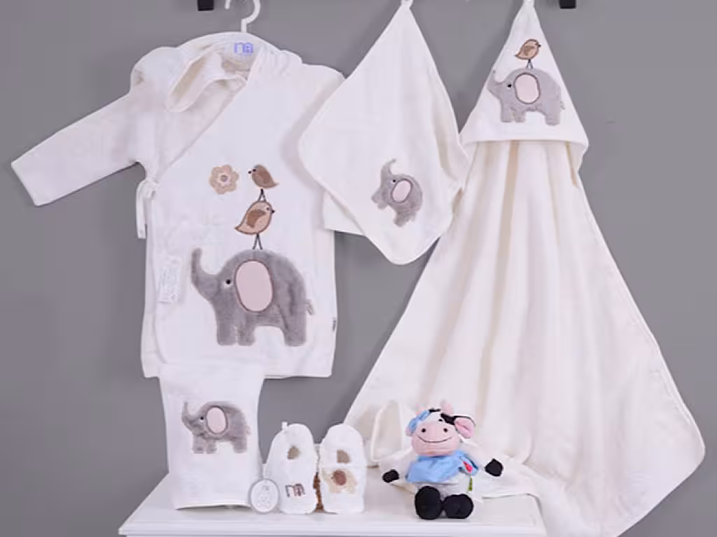 ست حوله 5 تکه فیل نوزادی مادرکر mothercare