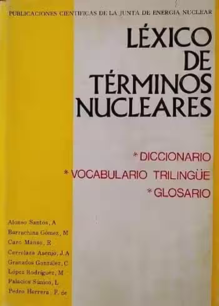خرید و دانلود نسخه کامل کتاب Léxico de términos nucleares