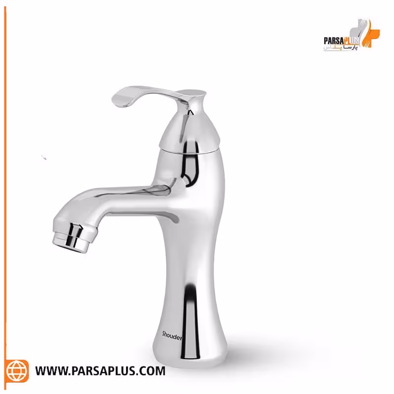 شیر روشویی ثابت مدل کلاسیک کروم