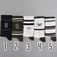 جوراب ساقدار الیت نوشته دار سری ‌سبز RH