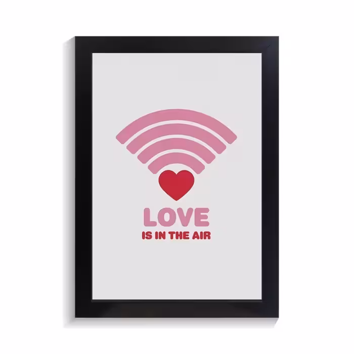تابلو طرح love in the air کد PF-27045