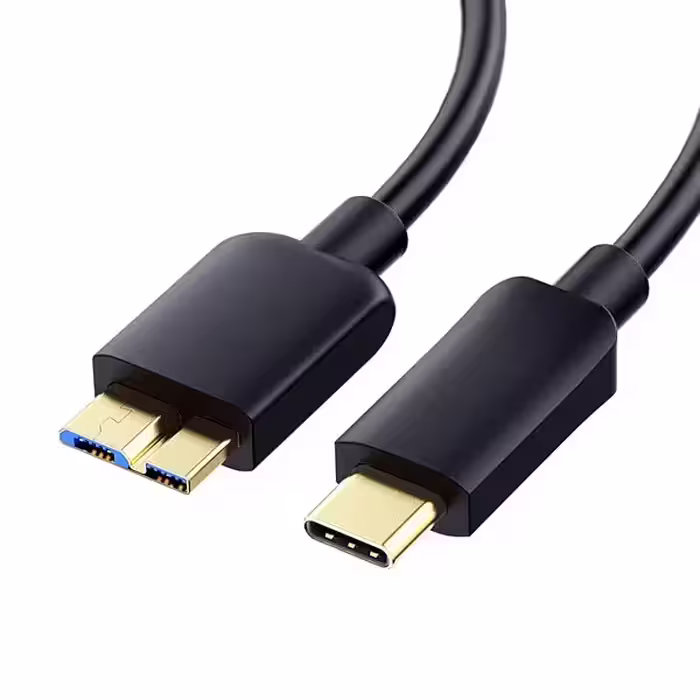 کابل هارد USB Type-C به Micro-B USB3.0 طول 1.8 متری برند کی نت پلاس مدل KP-CUCMHDD18
