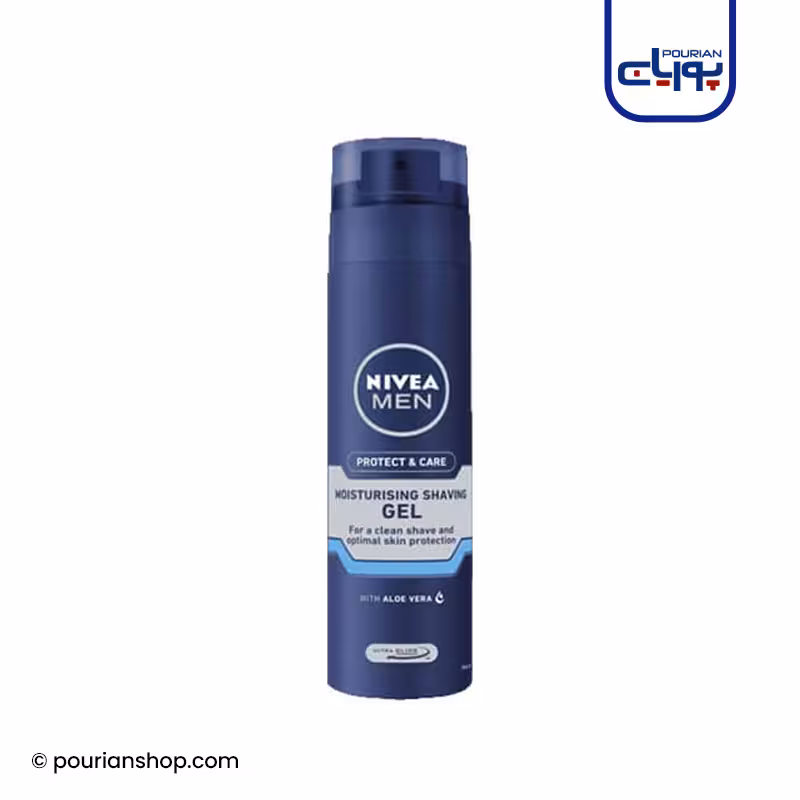 ژل اصلاح مردانه نیوا مدل Protect & Care حجم 200 میلی لیتر محصول آلمان