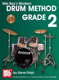 آموزش ساز درامز سطح متوسط با متد Steve Fidyk | دانلود کتاب Modern Drum Method Grade 2 از Hemethod