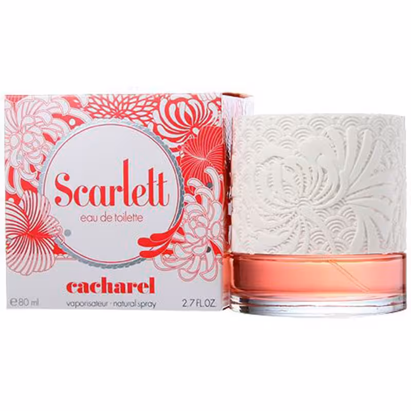 عطر و ادکلن زنانه کاچارل (کاشارل) اسکارلت ادوتویلت CACHAREL SCARLETT EDT FOR WOMEN
