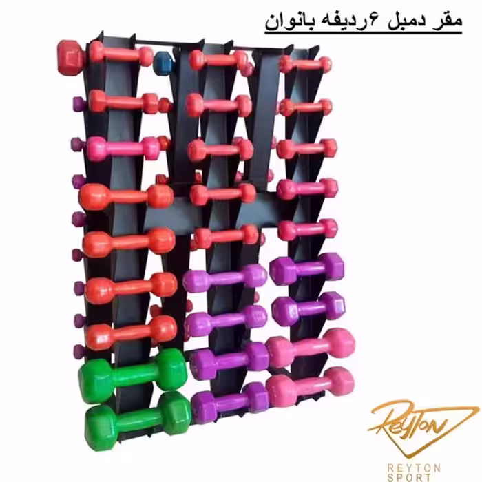 مقر دمبل بانوان 6 تایی