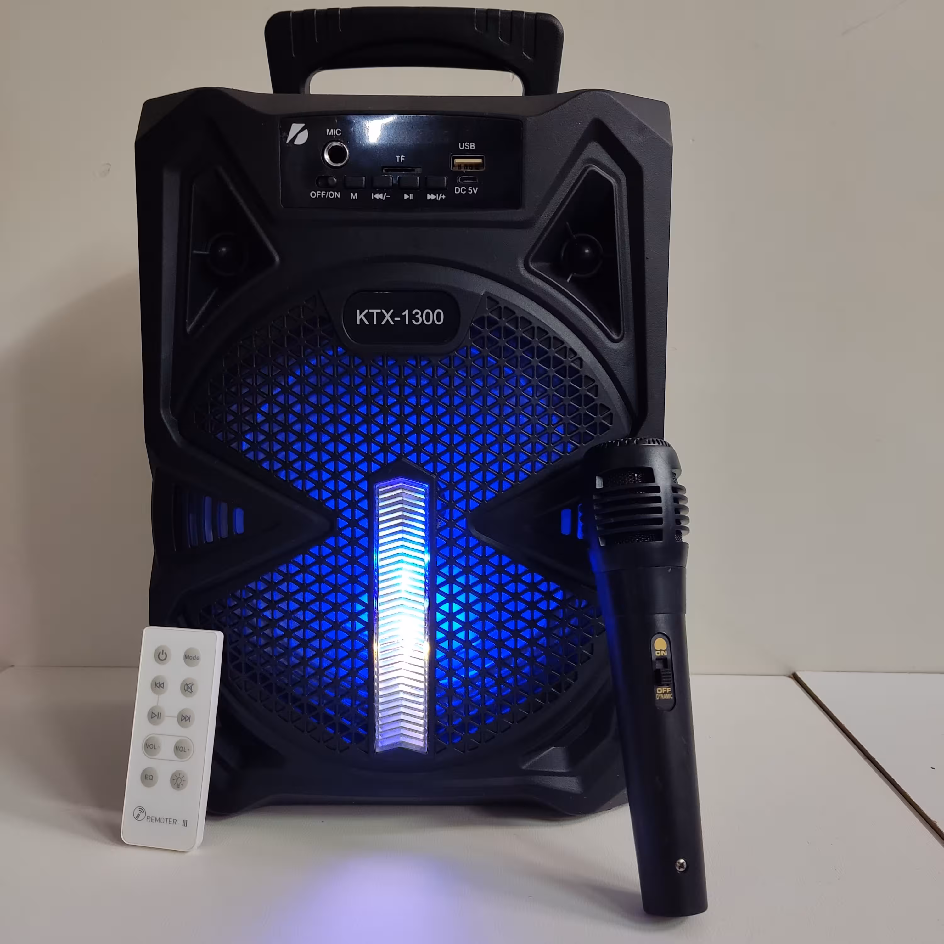 اسپیکر قابل حمل KTX-1300به همراه میکروفون و ریموت