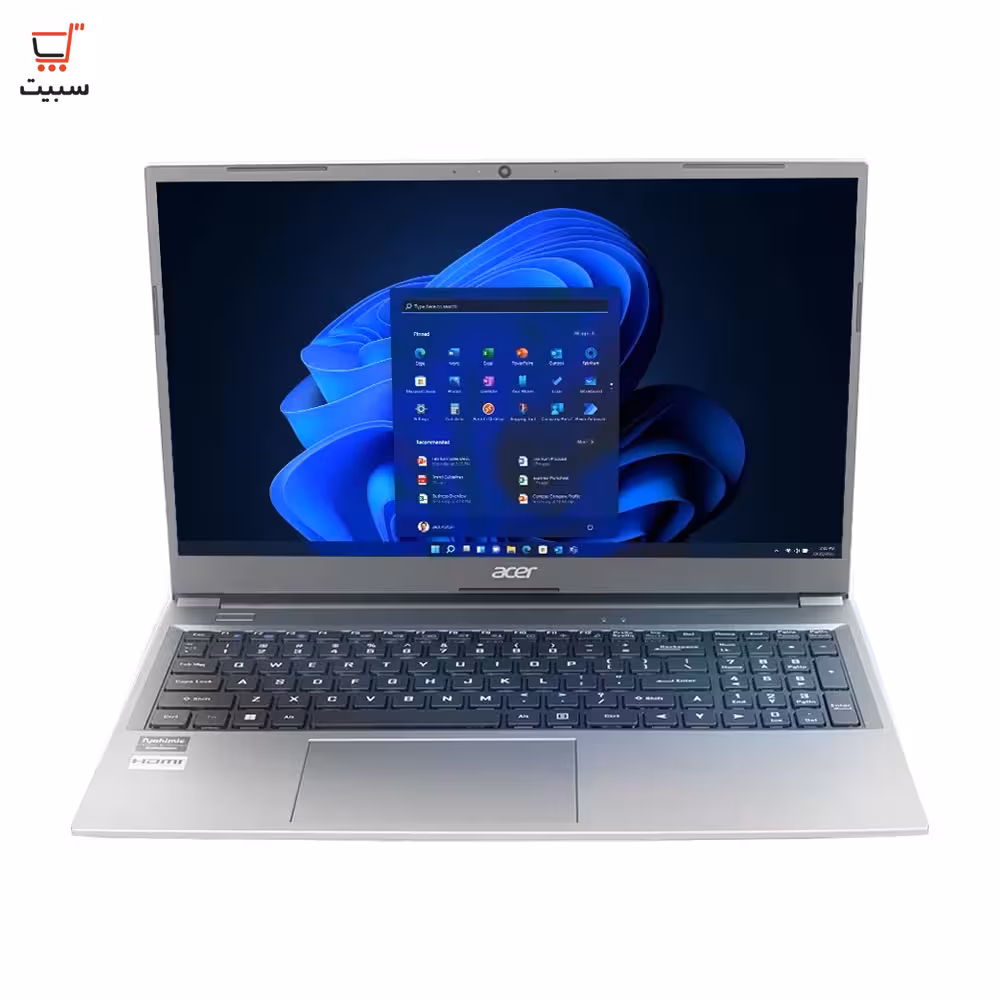 لپ تاپ 15.6 اینچی ایسر مدل Aspire Lite AL15-41 Ryzen 5 7430U 40G 512SSD Radeon FHD