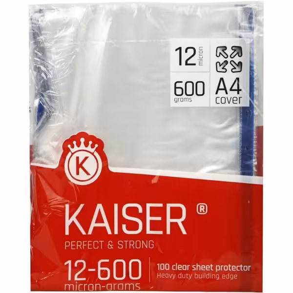 کاور کاغذ A4 کایزر مدل SK701 بسته 100 عددی