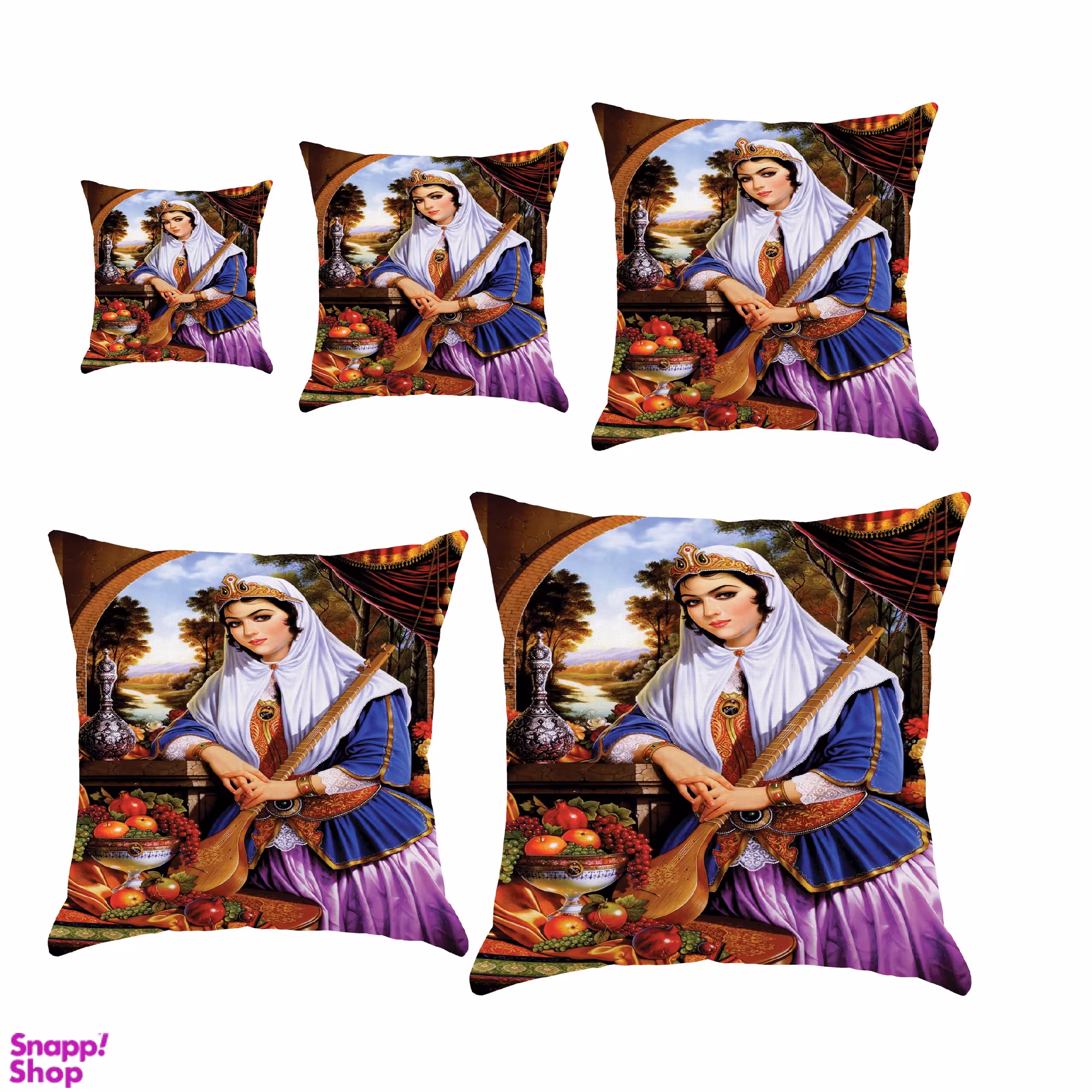 کوسن مدل S5-10327 مجموعه 5 عددی چند رنگ