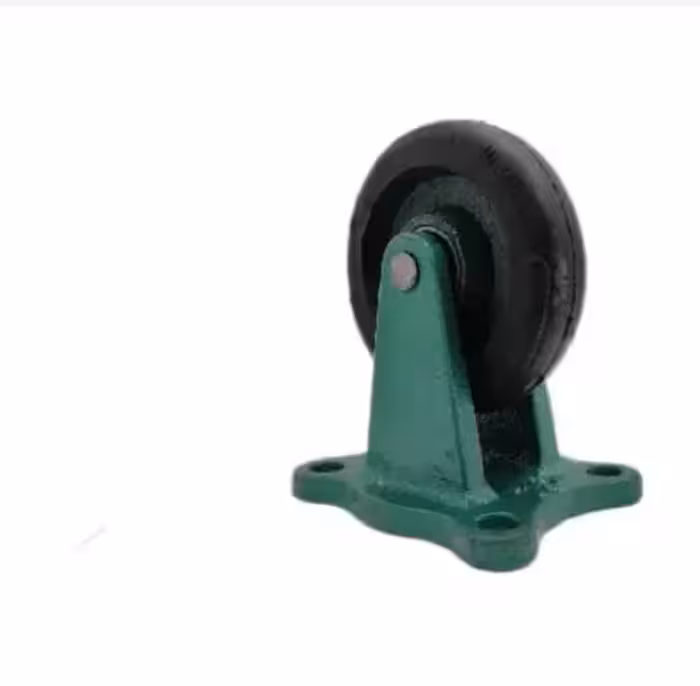 چرخ ثابت چدنی 16لاستیکی