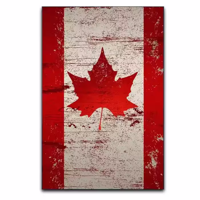 تابلو طرح پرچم کانادا canada
