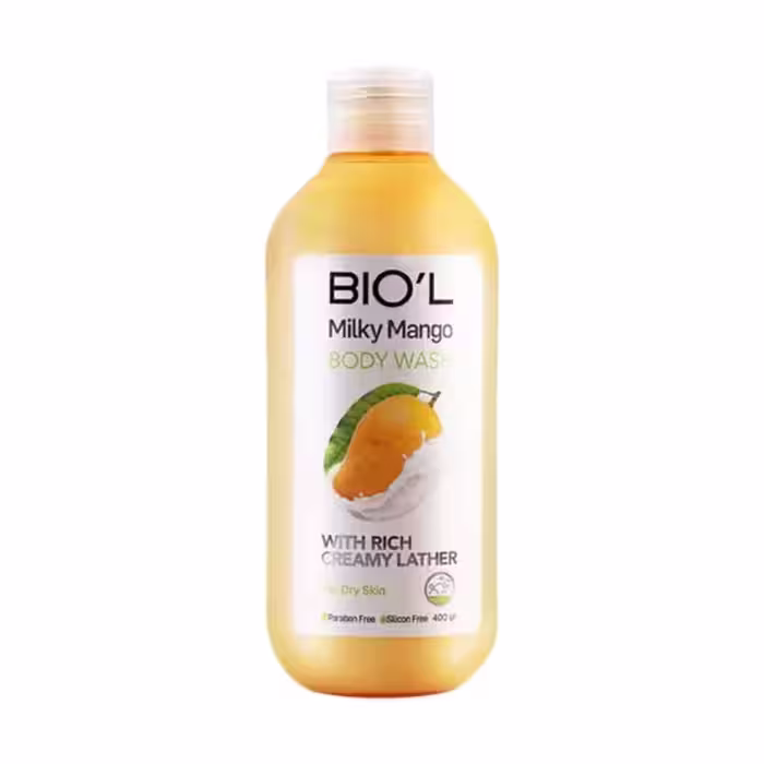 بیول شامپو بدن کرمی شیر انبه 400 میل BIOL