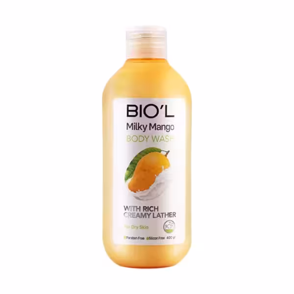 بیول شامپو بدن کرمی شیر انبه 400 میل BIOL