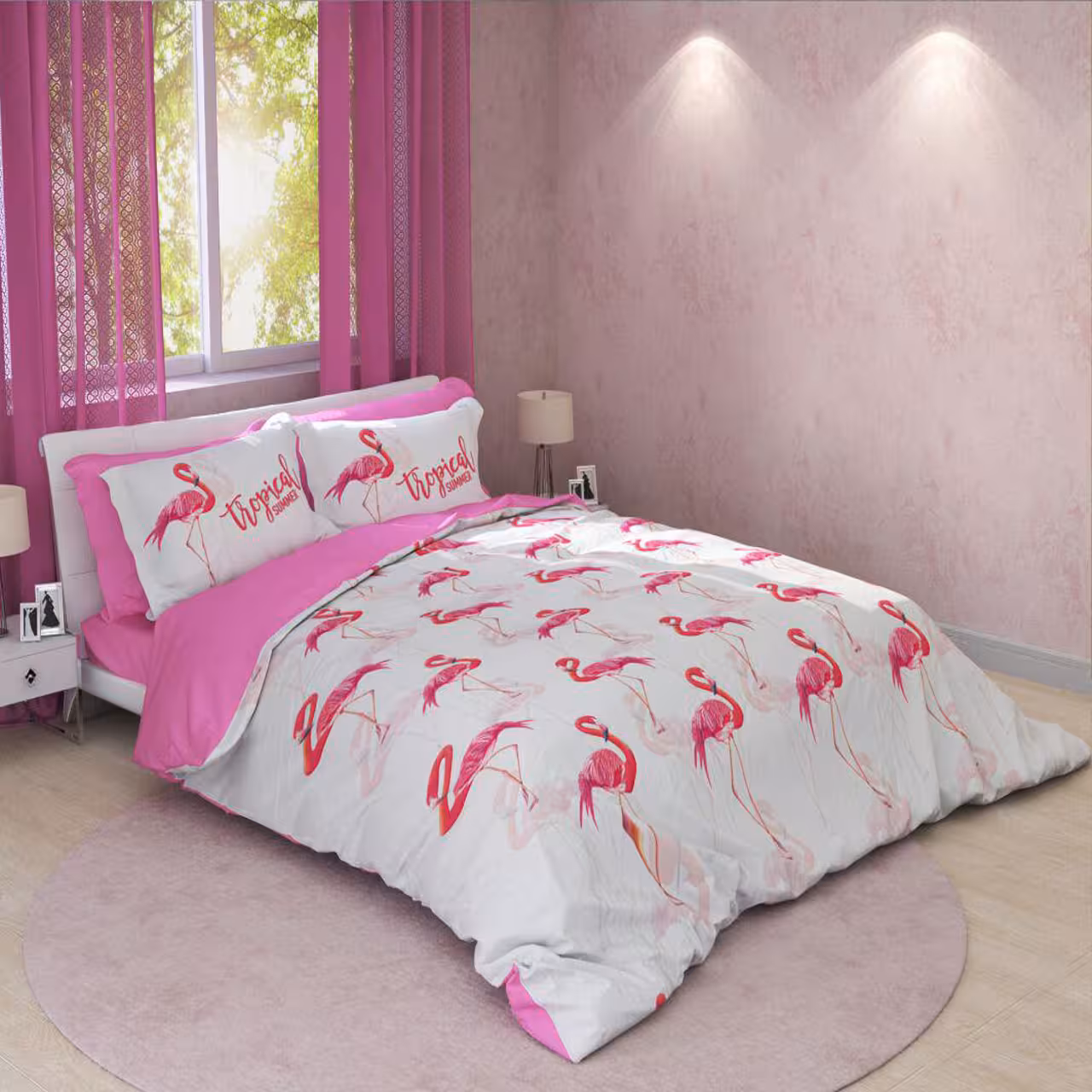 سرویس لحاف روتختی ترکسان کد D75 دو نفره 6 تکه