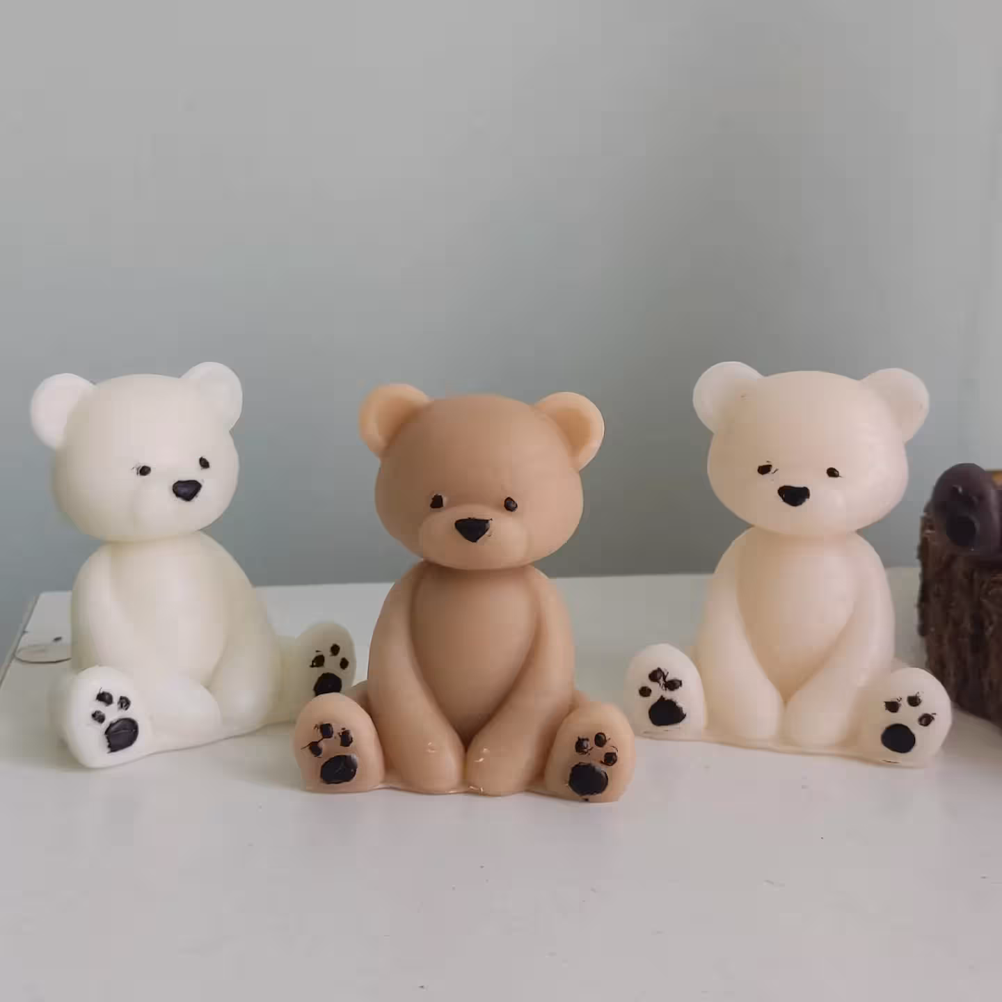 شمع خرس تدی نشسته