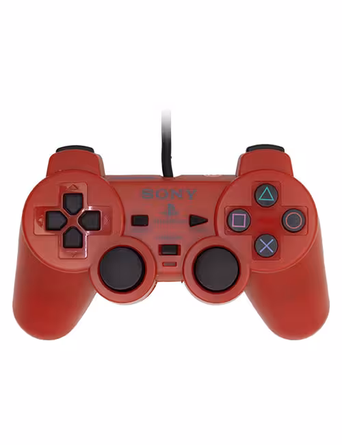 دسته PS2 قرمز سیم ابریشمی ICدار