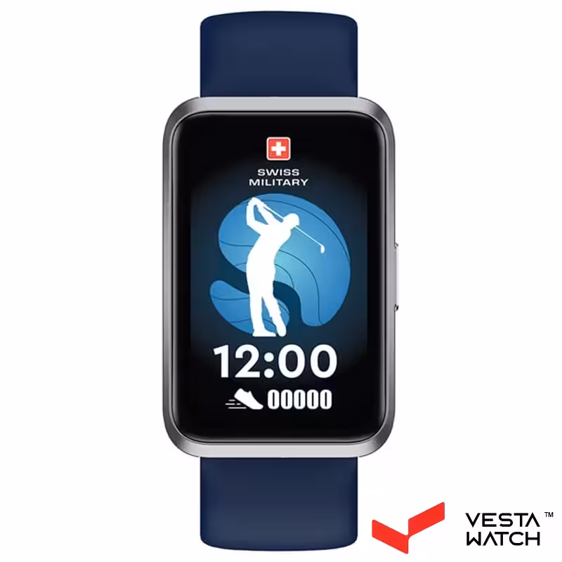 ساعت مچی هوشمند سوئیس میلیتاری SWISS MILITARY مدل  SM-BAND-RHINE2-BLUFSIS