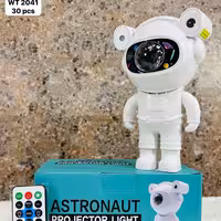 چراغ خواب کهکشانی طرح فضانورد اسپیکردار رقص نور | amazonchi