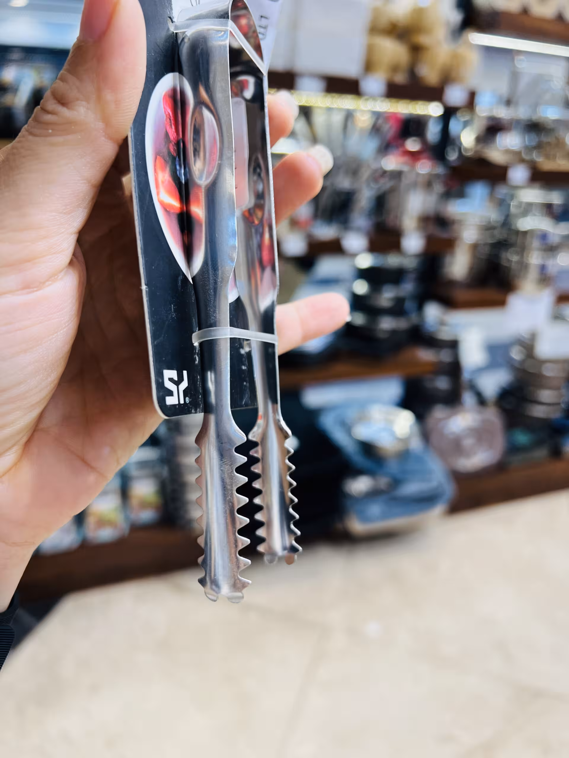 انبر کوچک استیل نقره ای ضد زنگ B3131