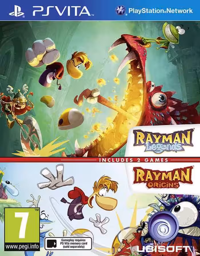 بازی پی اس ویتا Rayman Legends &amp; Rayman Origins برای PS VITA