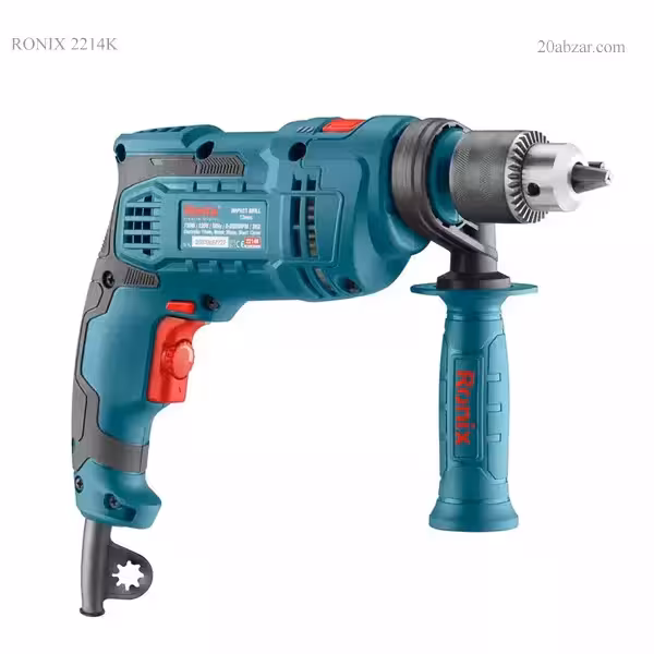 دریل 750 وات چکشی رونیکس مدل 2214k همراه با کیف BMC