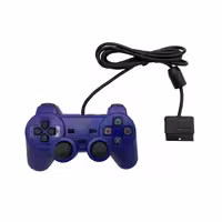 دسته سونی پلی استیشن 2 (PS2) آبی سیم ابریشمی